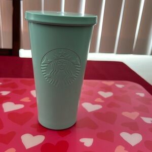 16oz cold tumbler 
Starbucks 
Used once